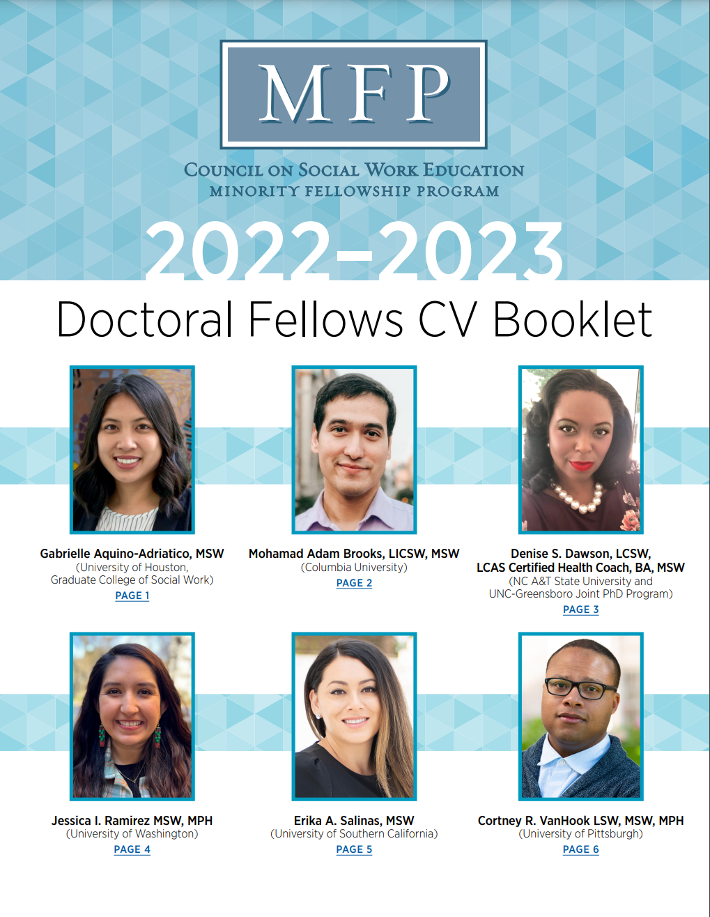 2022-2023 Doctoral Fellows CV Booklet