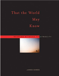 The World May Know cover