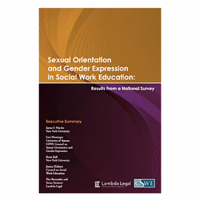 Sexual Orientation and Gender Expression in Social Work Education Results from a National Survey